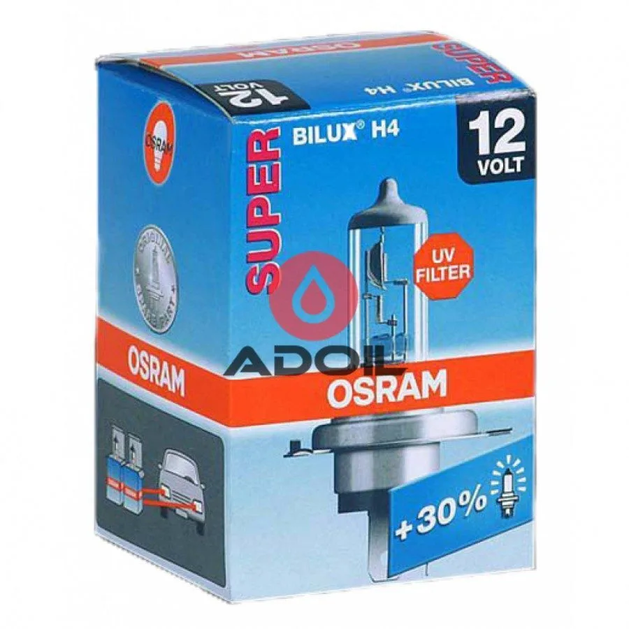 Автолампа H4 12V/60/55W/P43t Super Osram