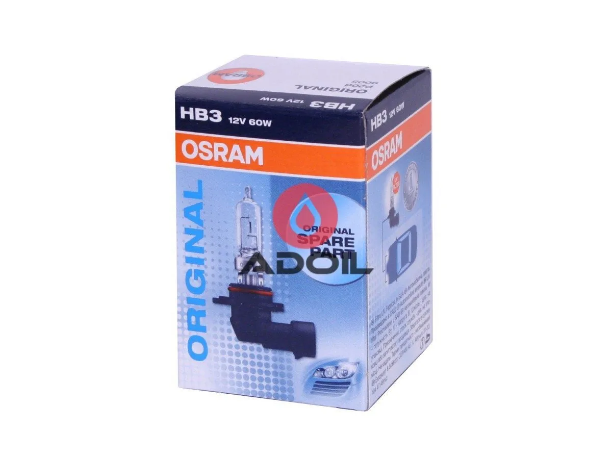 Автолампа HB3 12V/60W/P20d Osram