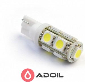 LED лампа T10-5050-9SMD