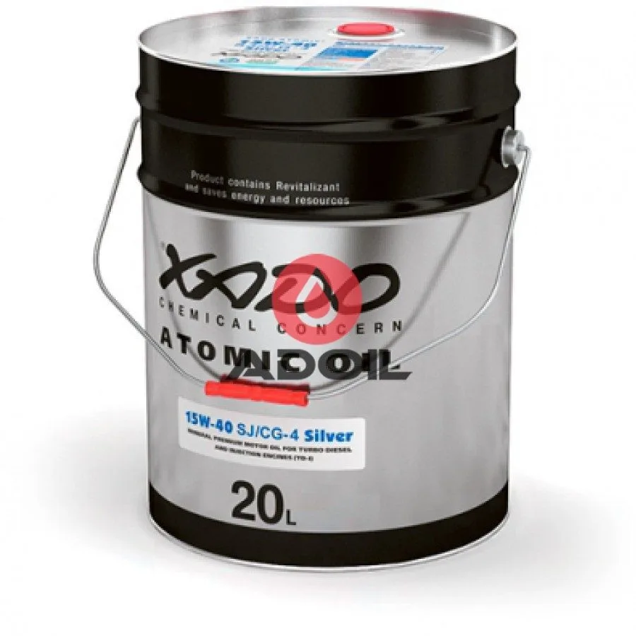 Xado Atomic Oil 15w-40 Cg-4/Sj Silver