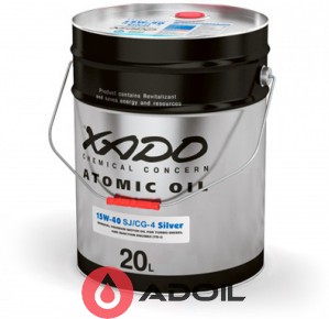 Xado Atomic Oil 15w-40 Cg-4/Sj Silver